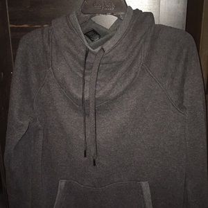Grey Turtleneck Hoodie